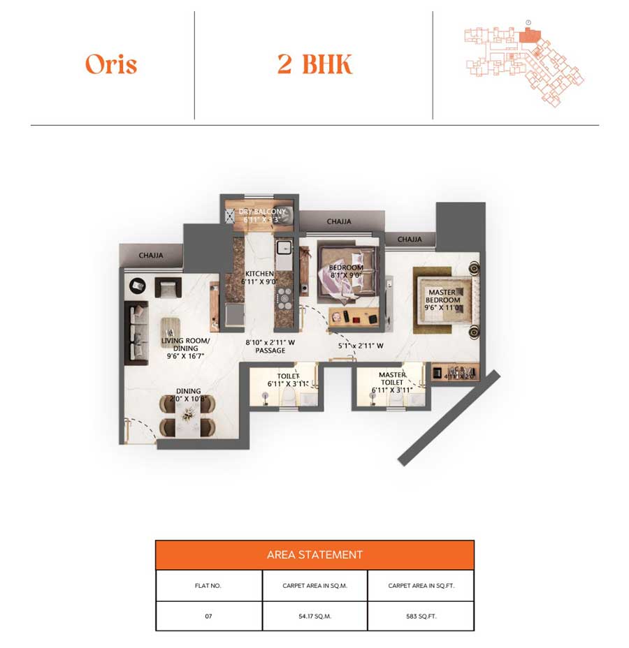 Vihang 0 Mile City ploor plane